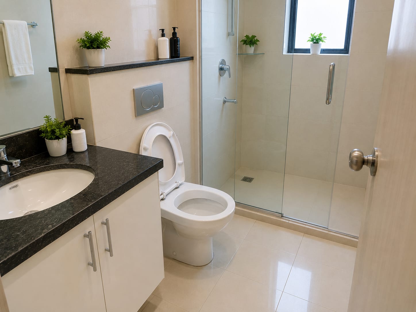 After Clean kitchen